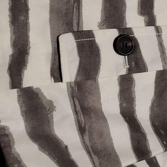 J. Crew Watercolor Stripe Zebra Jacket Women's 2 - Picture 3 of 5